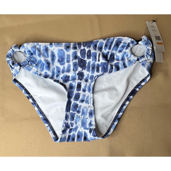 Carmen Marc Valvo Amalfi Coast Maritime Ring Side Bikini Bottom S NWT - Picture 3 of 6